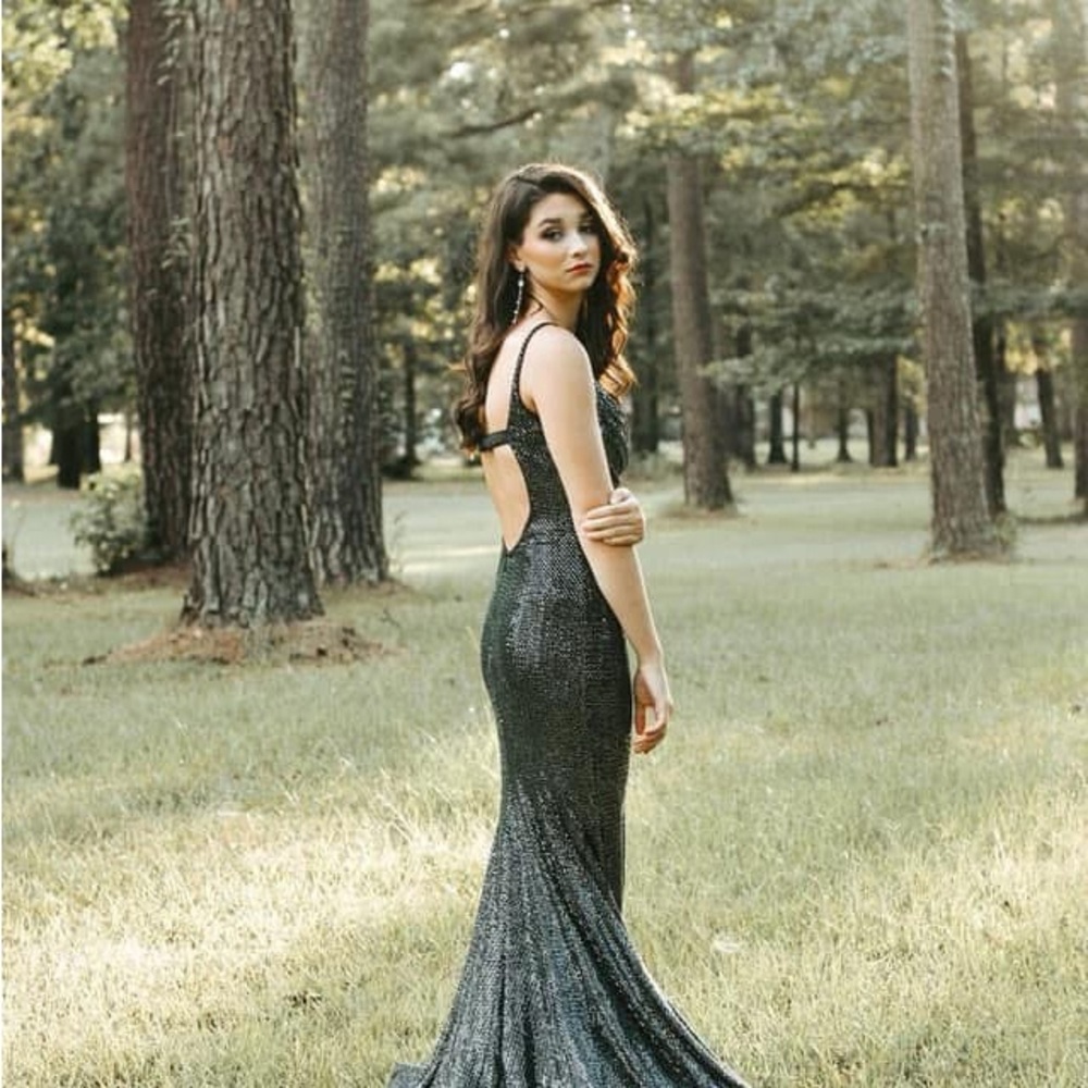 Elegant Black Evening Gown